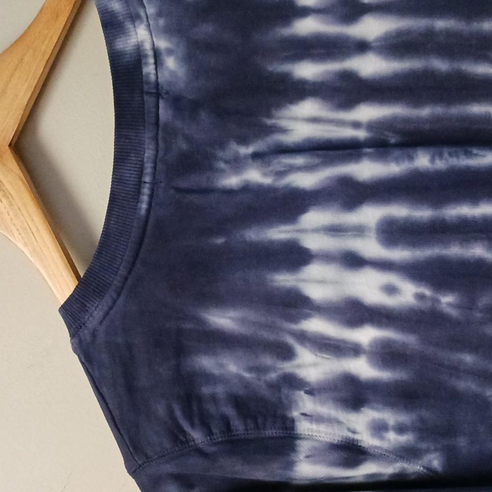 C&C California Tie Dye Blue White Sweatshirt Size L - Picture 11 of 15
